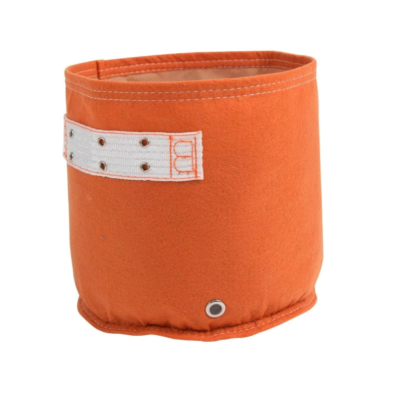 Vaso in Tessuto BloemBagz da 26 litri, con forma cilindrica, colore Rosso