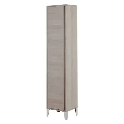 Colonna bagno porta scopa da 40 cm linea Way in rovere chiaro
