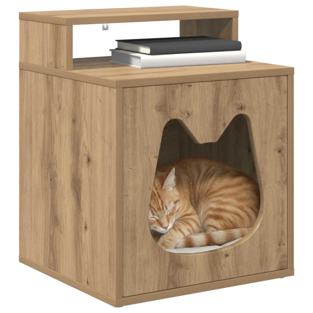 Casa per Gatti Rovere Artigianale 42,5 x 40 x 53,5 cm 8000697