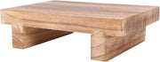 Scaffale per letto in legno - sedia di supporto multifunzionale stabile - legno massello per letti alti - per bambini e adulti - per cucina e soggiorno - 25 x 18 x 7 cm (legno)