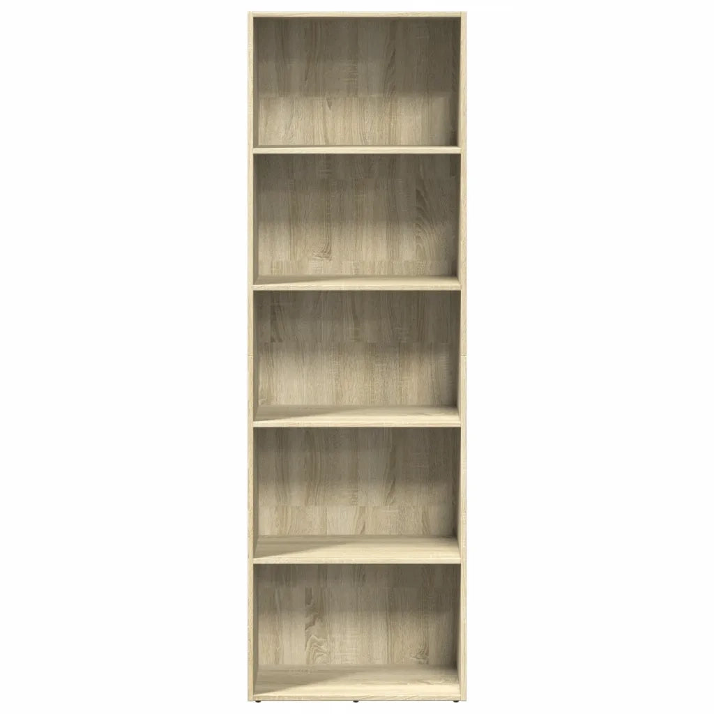 Libreria Rovere Sonoma 60x30x189 cm in Legno Multistrato 857919