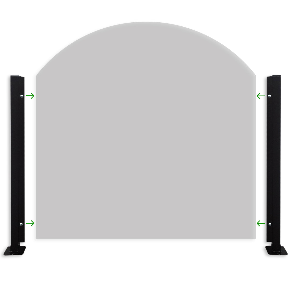 Ringhiera DEKOPLAST Curva mod. INSIDEOUT