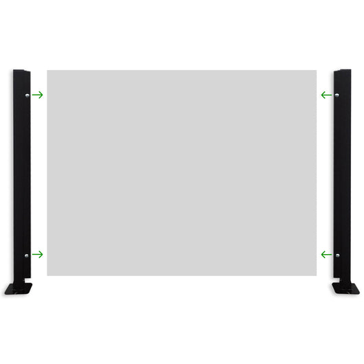 Ringhiera DEKOPLAST rettangolare mod. ELASTA