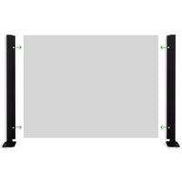 Ringhiera DEKOPLAST rettangolare mod. MARIPOSA