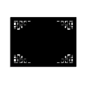 Ringhiera DEKOPLAST rettangolare mod. SCOZIA