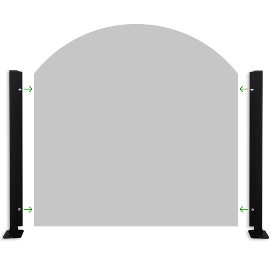 Supporto Ringhiera Dekoplast apertura e chiusura