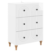 Mobile con Cassetti Bianco Lucido 66 x 34,5 x 90 cm 894149