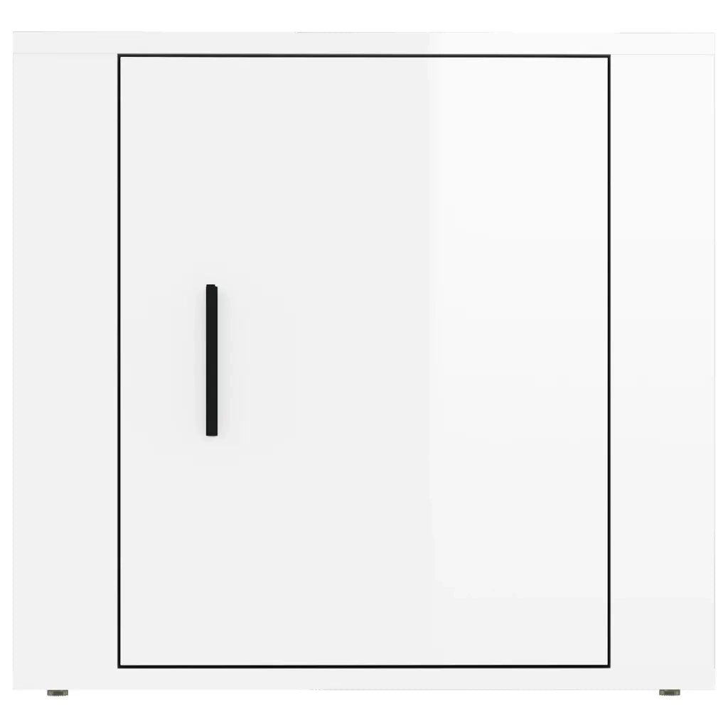 Comodino Bianco Lucido 50x39x47 cm cod mxl 38148