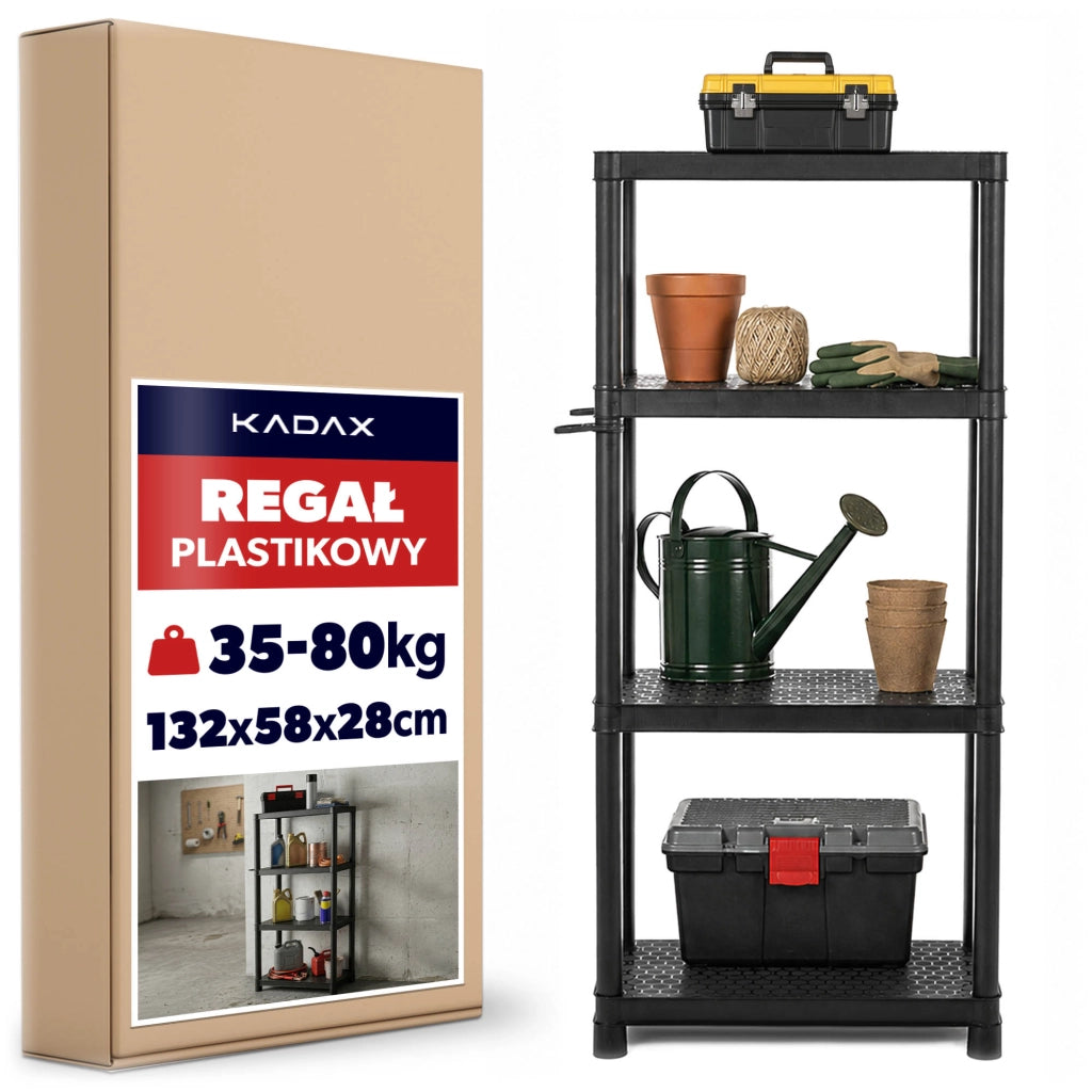 KADAX Regał Stackaro Solid 60 60x30cm KSS60L4 Small + karton KK1019 <48>  K17056