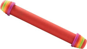 Rullo per pasticceria in silicone - aiuto in cucina in rosso con rivestimento antiaderente