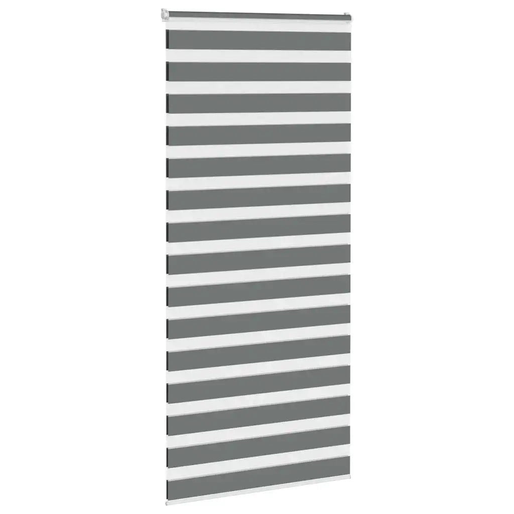vidaXL Tenda a Rullo Zebra Larghezza Tessuto 110,9 cm Poliestere