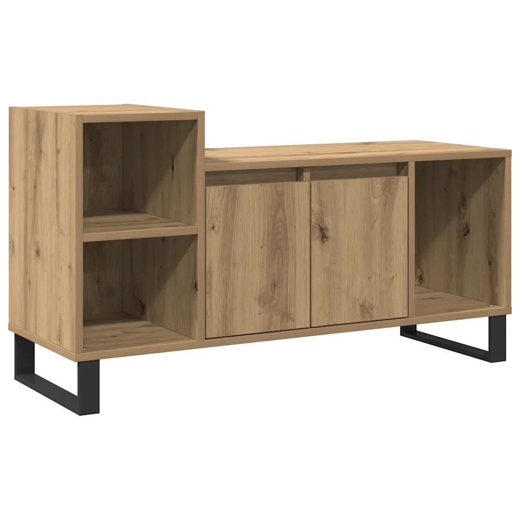 Mobile TV Rovere Artigianale 100x35x55 cm in Legno Multistrato