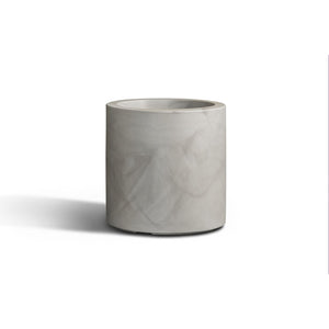 Vaso Cilindro Fenice in resina greystone da 85cm Elbi