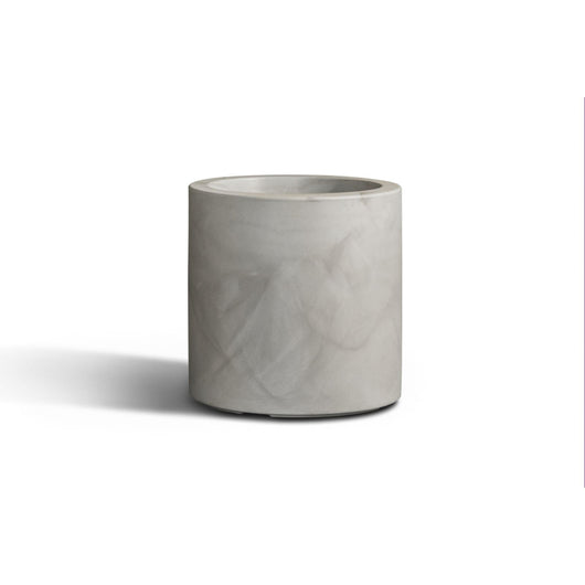 Vaso Cilindro Fenice in resina  da 40cm Elbi vari colori Colore: Industrial Grey