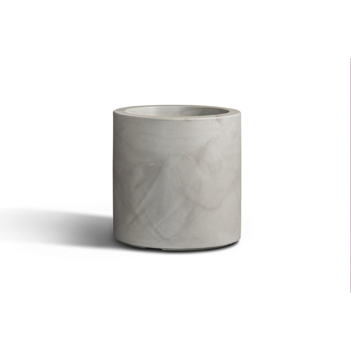 Vaso Cilindro Fenice in resina  da 40cm Elbi vari colori Colore: Industrial Grey