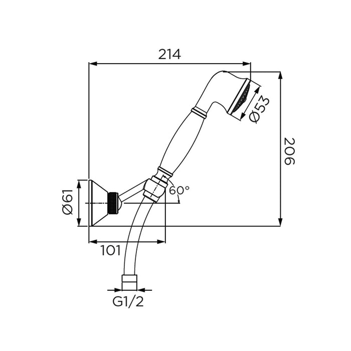 Duplex serie vecchio ottone, ad 1 getto