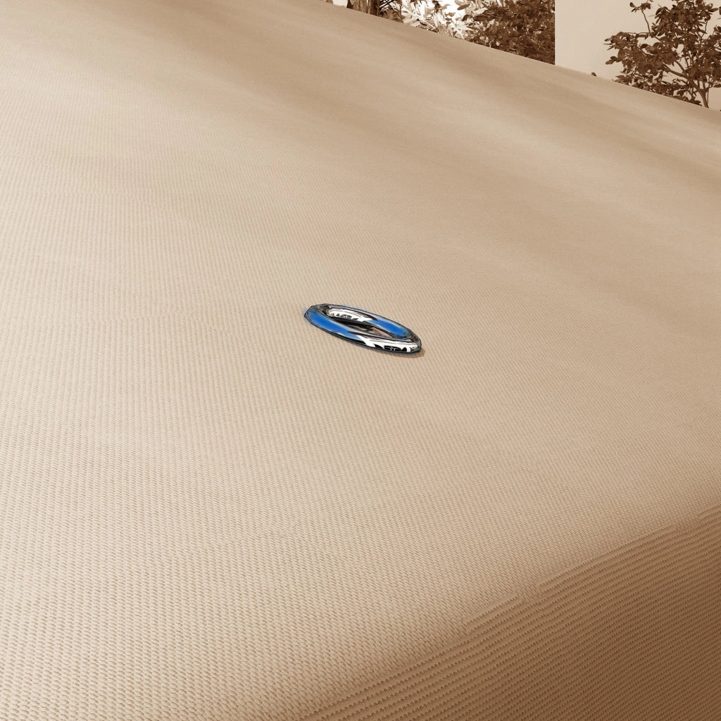 Tetto di Ricambio per Gazebo 3x3 m ¨C Xylo ¨C Beige con Doppio Tetto e 8 Fori di Drenaggio