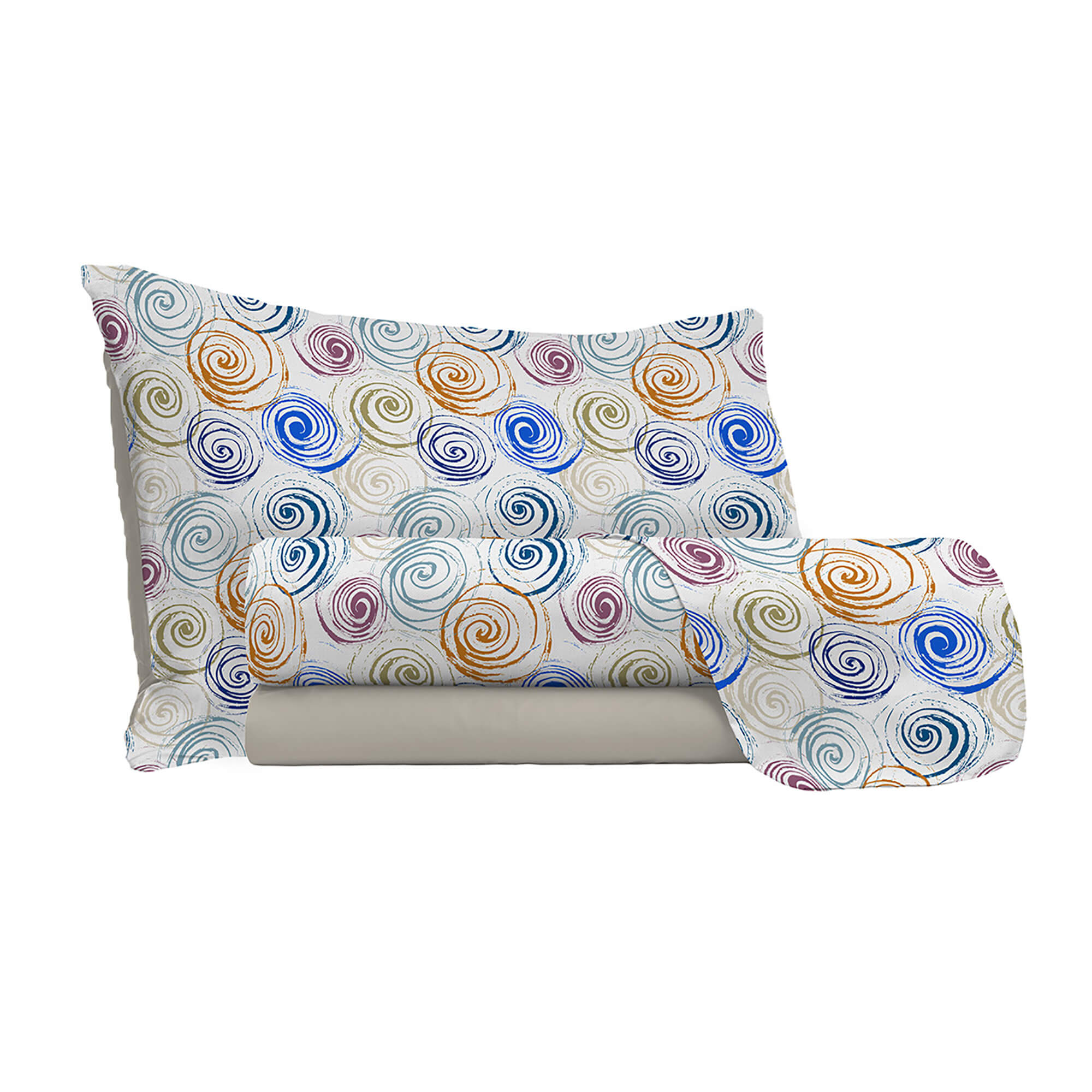 Set Lenzuola Singolo con Stampa Sopra Sotto e Federe Spirlas