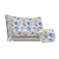 Set Lenzuola Singolo con Stampa Sopra Sotto e Federe Spirlas