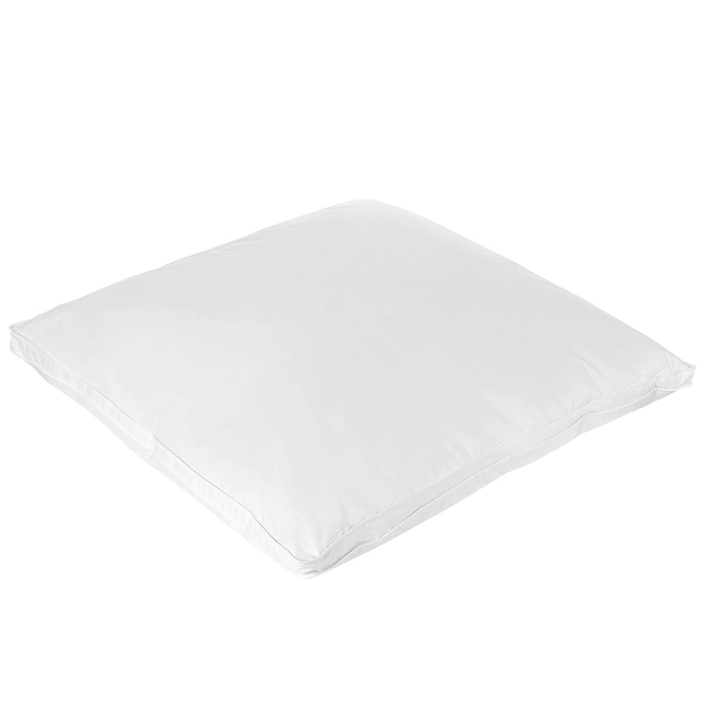 Cuscino da letto guanciale Cotone Bianco Piumino D'anatra e Piume 80 x 80 cm Medio Morbido