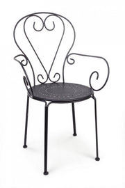 Sedia da Giardino 49x49x89h cm con Braccioli Etienne Antracite