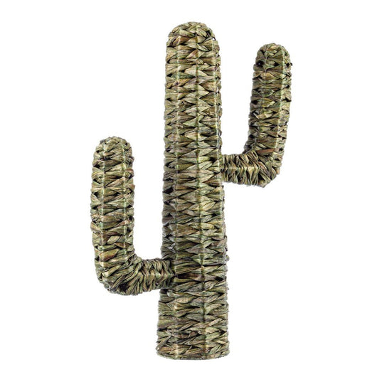 Set 2 Cactus Decorativi Fibre Naturali Verde Boho H73 cm - PYRIS