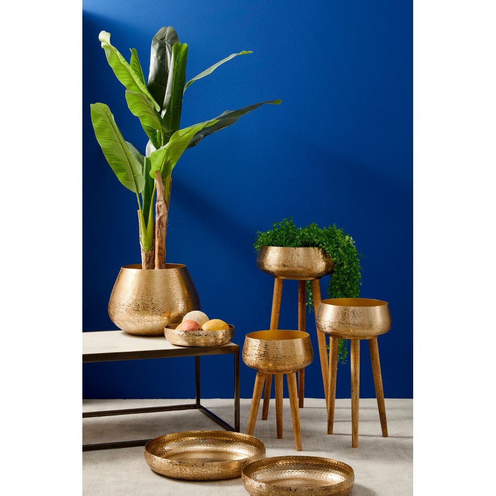 Set 2 Piante con Vaso Plastica Verde da Interno H135 cm - ZENITALE