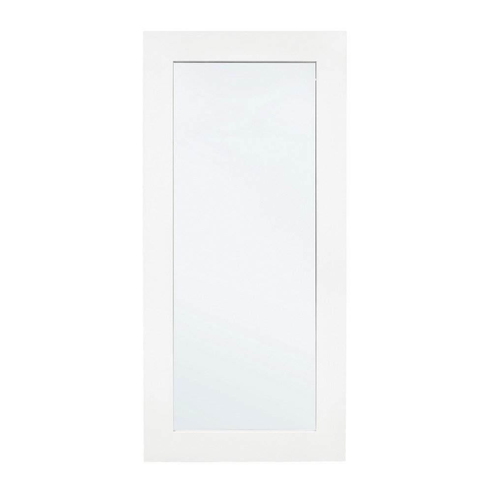 Specchio Rettangolare Legno Bianco Moderno da Interno 82x172 - YOUNG