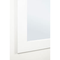 Specchio Rettangolare Legno Bianco Moderno da Interno 82x172 - YOUNG