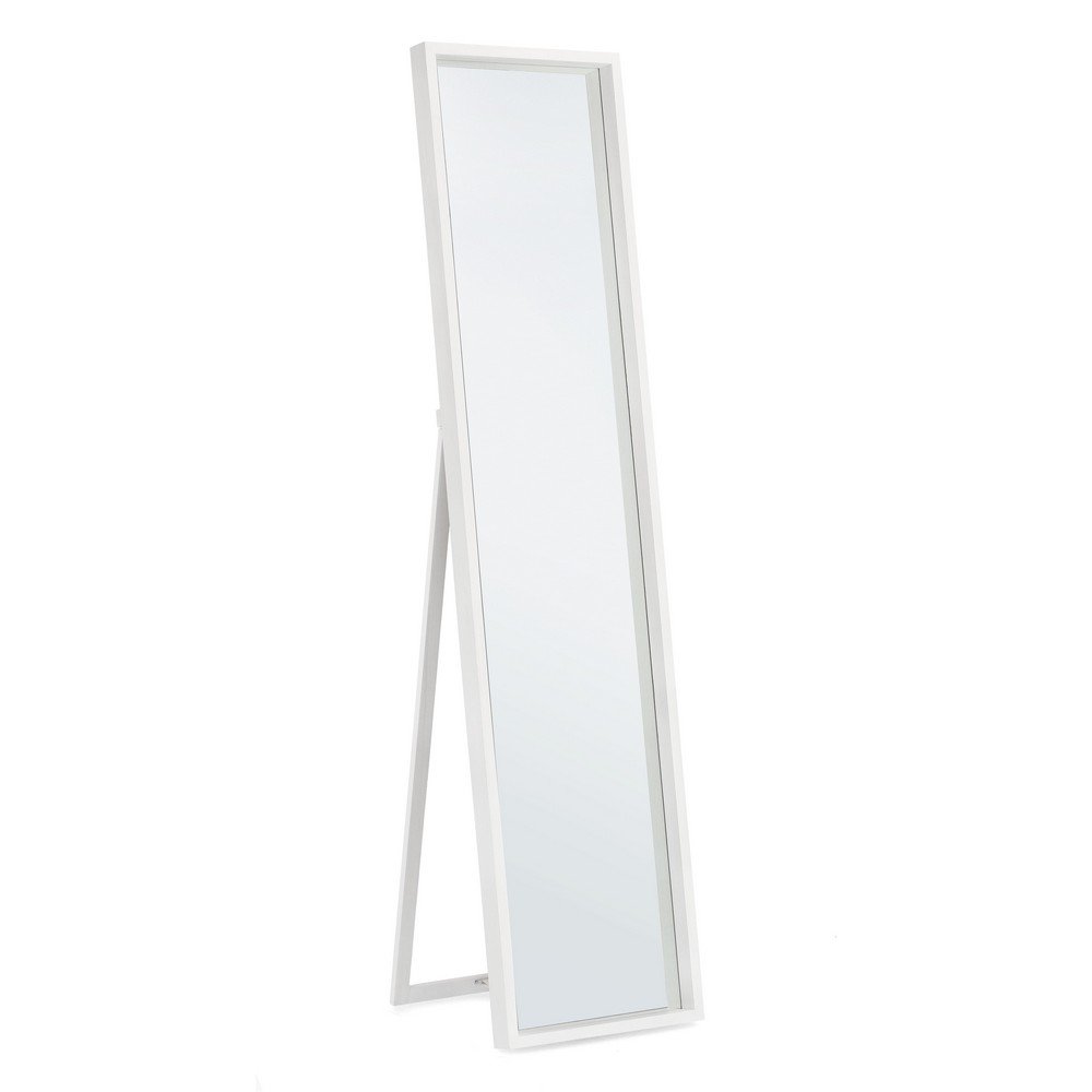Specchio Stand Legno Bianco Moderno da Interno 40x170 - YOUNG