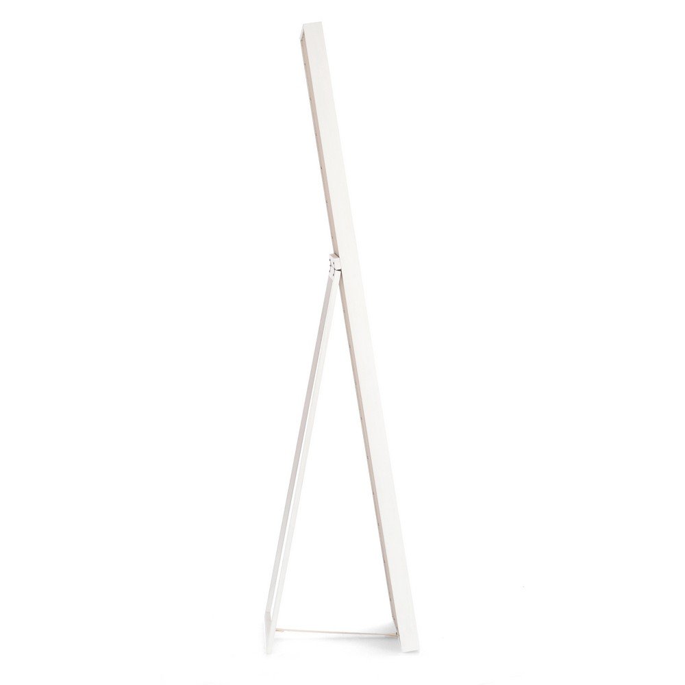 Specchio Stand Legno Bianco Moderno da Interno 40x170 - YOUNG