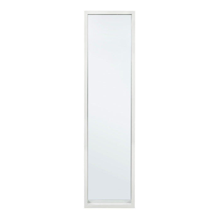 Specchio Rettangolare Legno Bianco Moderno da Interno 32x122 - YOUNG