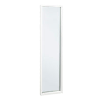 Specchio Rettangolare Legno Bianco Moderno da Interno 32x122 - YOUNG