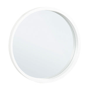 Specchio Rotondo Bianco Moderno da Parete 52 cm - YOUNG