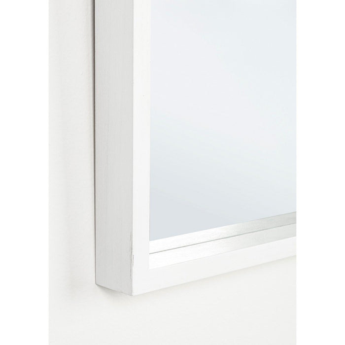 Specchio Legno Bianco Moderno da Interno 52x52 cm - YOUNG