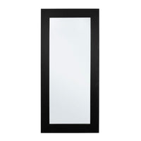 Specchio Rettangolare Legno Nero Moderno da Interno 82x172 - YOUNG