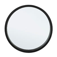 Specchio Legno Nero Moderno da Parete 52 cm - YOUNG