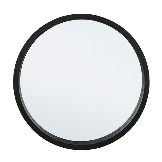 Specchio Legno Nero Moderno da Parete 52 cm - YOUNG