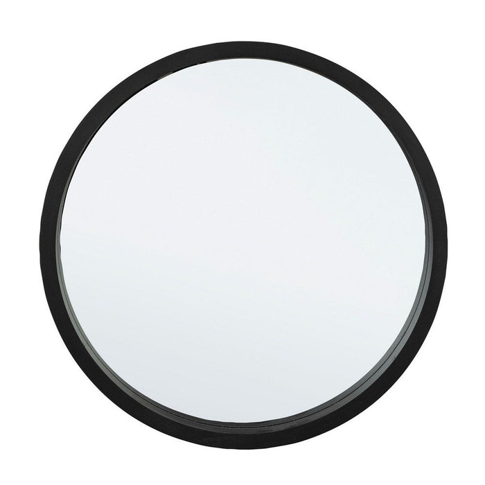 Specchio Legno Nero Moderno da Parete 52 cm - YOUNG