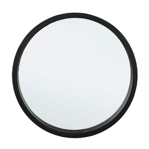 Specchio Legno Nero Moderno da Parete 52 cm - YOUNG