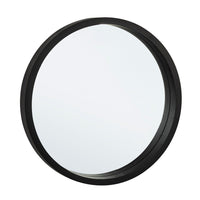 Specchio Legno Nero Moderno da Parete 52 cm - YOUNG