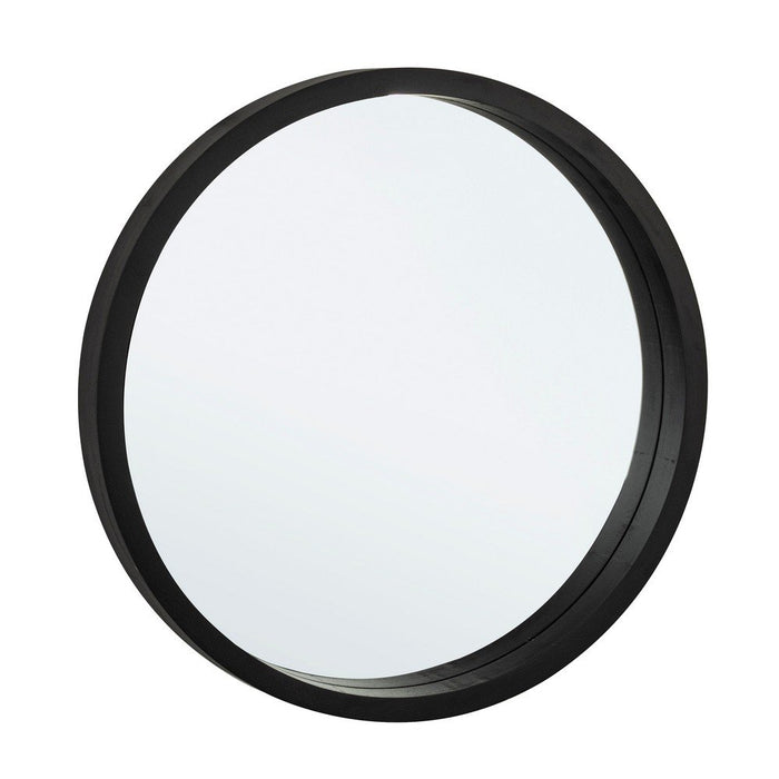 Specchio Legno Nero Moderno da Parete 52 cm - YOUNG