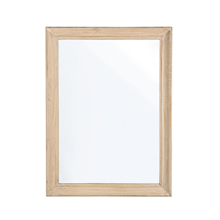 Specchio Rettangolare Legno Naturale Rustico da Parete 60x80 - YOUNG