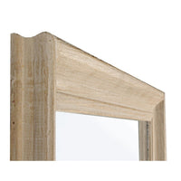 Specchio Rettangolare Legno Naturale Rustico da Parete 60x80 - YOUNG