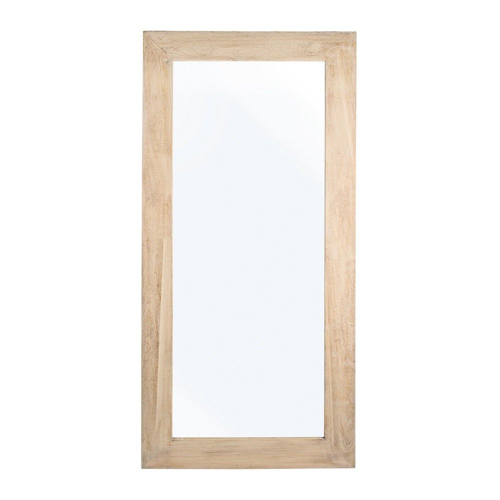 Specchio Rettangolare Legno Naturale Rustico da Interno 82x172 - YOUNG