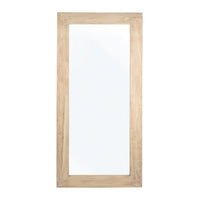 Specchio Rettangolare Legno Naturale Rustico da Interno 82x172 - YOUNG