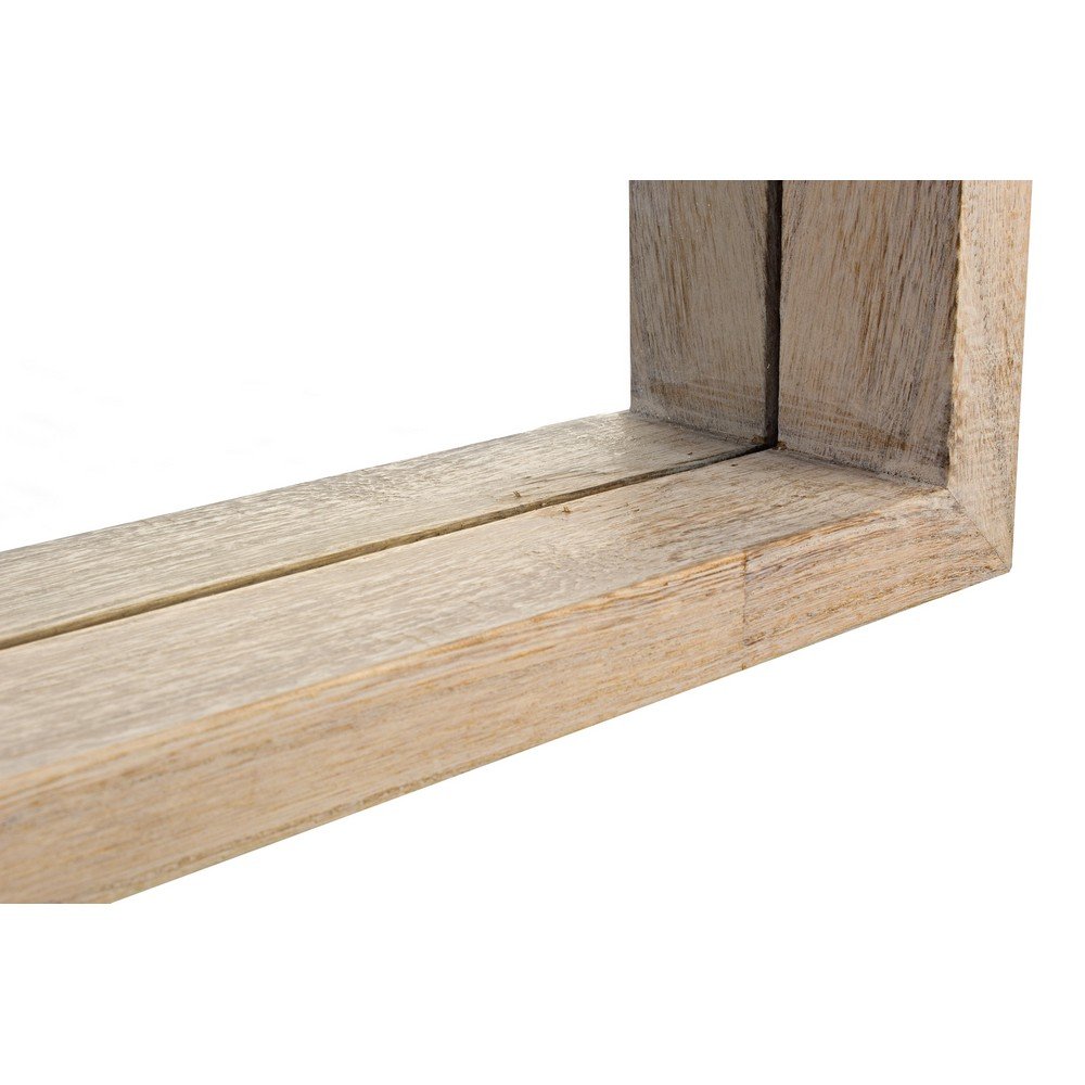 Specchio Rettangolare Legno Naturale Moderno da Parete 32x122 - YOUNG