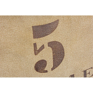 Pouf in Pelle Marrone Stile Industriale da Interno - WILLIAMS