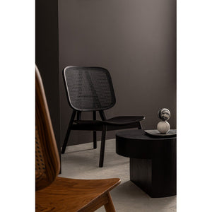 Tavolino Legno Nero Moderno da Interno 50 cm - WHITECAFÉ