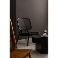 Tavolino Legno Nero Moderno da Interno 50 cm - WHITECAFÉ